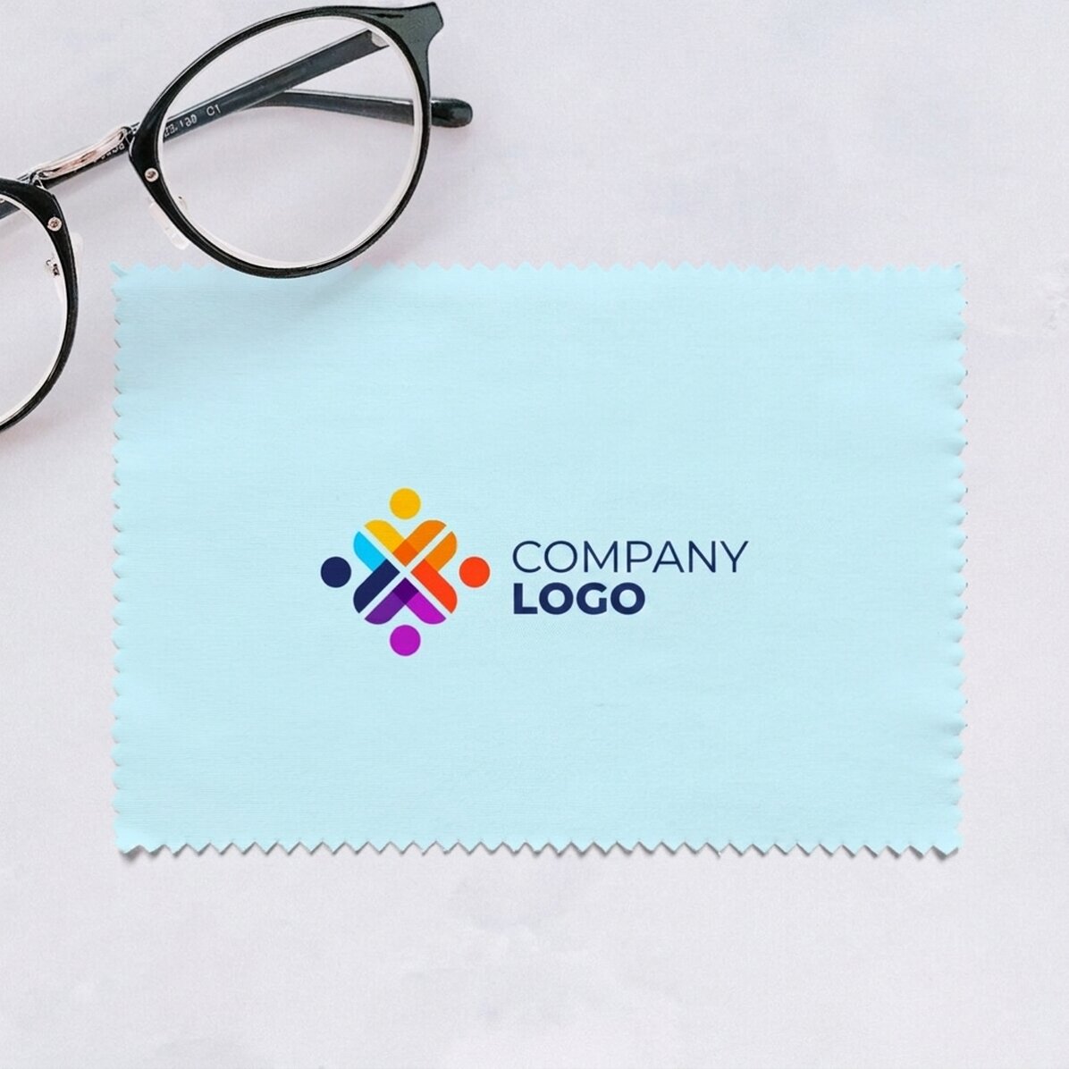 Paño para limpiar pantallas y gafas, personalizado con logotipo