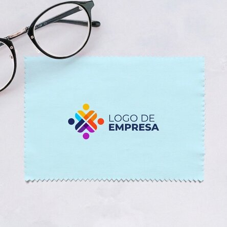Paño para limpiar pantallas y gafas, personalizado con logotipo