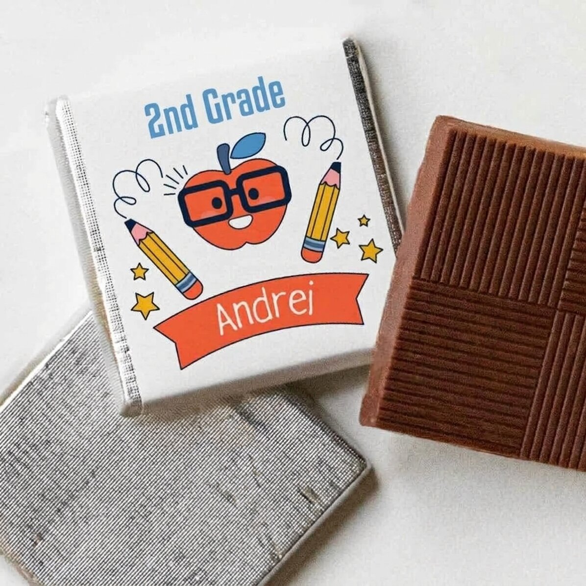Mini bombón personalizado con texto - Colegio