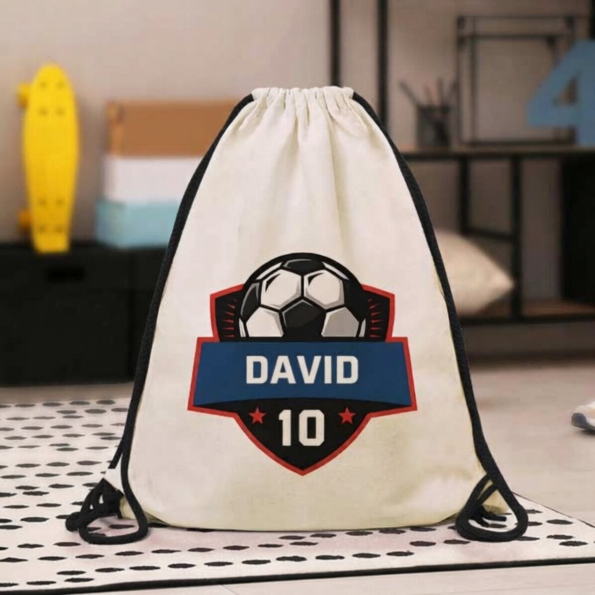Mochila personalizada con mensaje - Fútbol