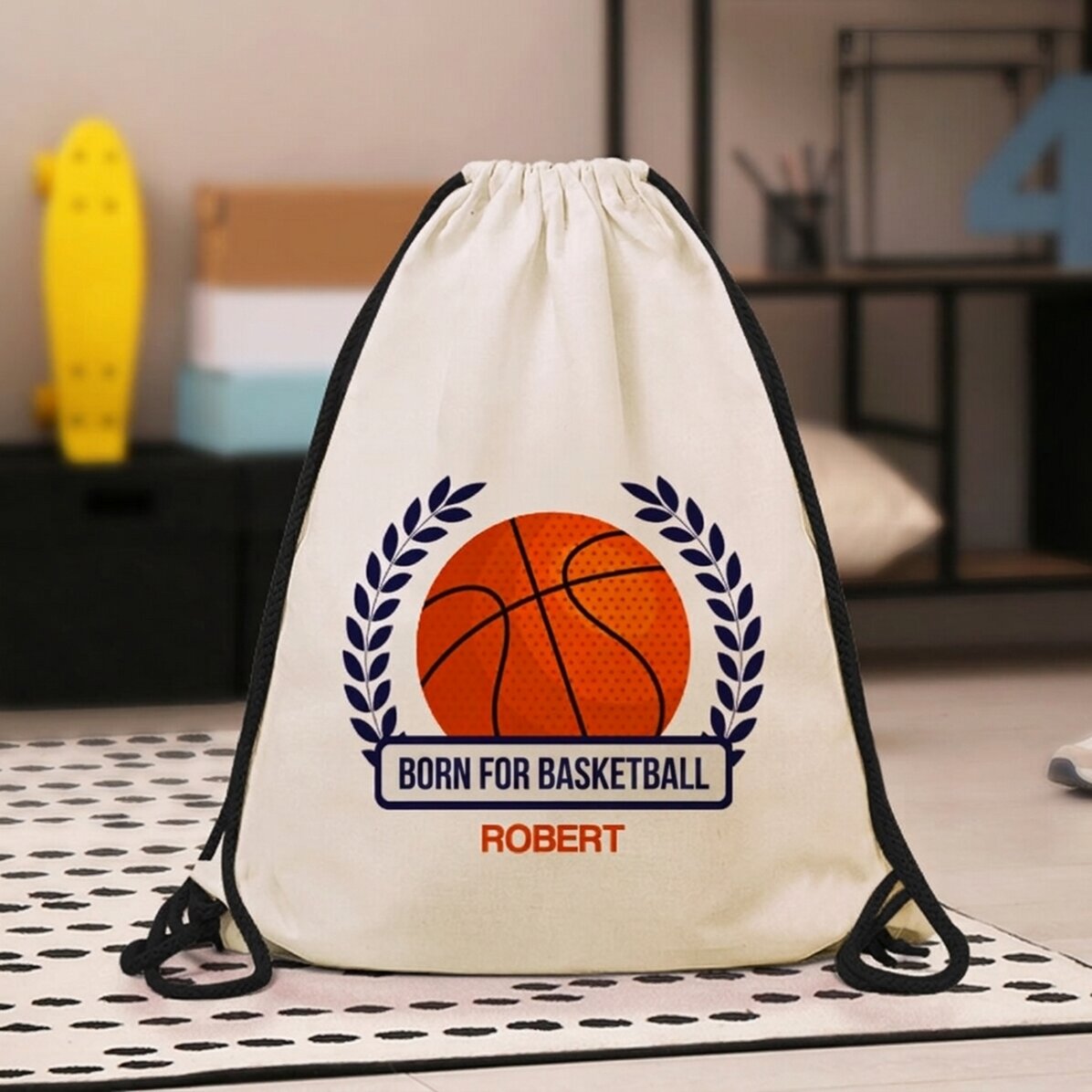 Mochila personalizada con mensaje - Baloncesto