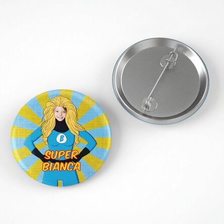 Chapa personalizada con nombre - Heroína