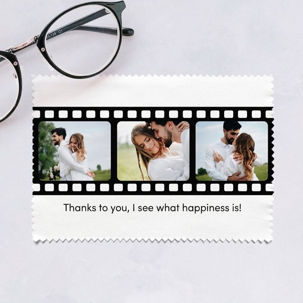 Paño personalizado para limpiar pantallas y gafas - Memories