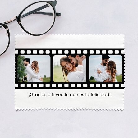 Paño personalizado para limpiar pantallas y gafas - Memories
