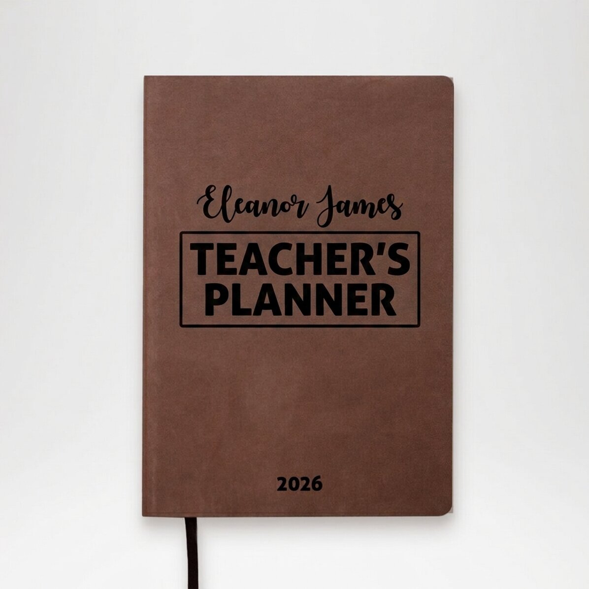 Agenda de piel personalizada con texto para profesores - Teaching Mode