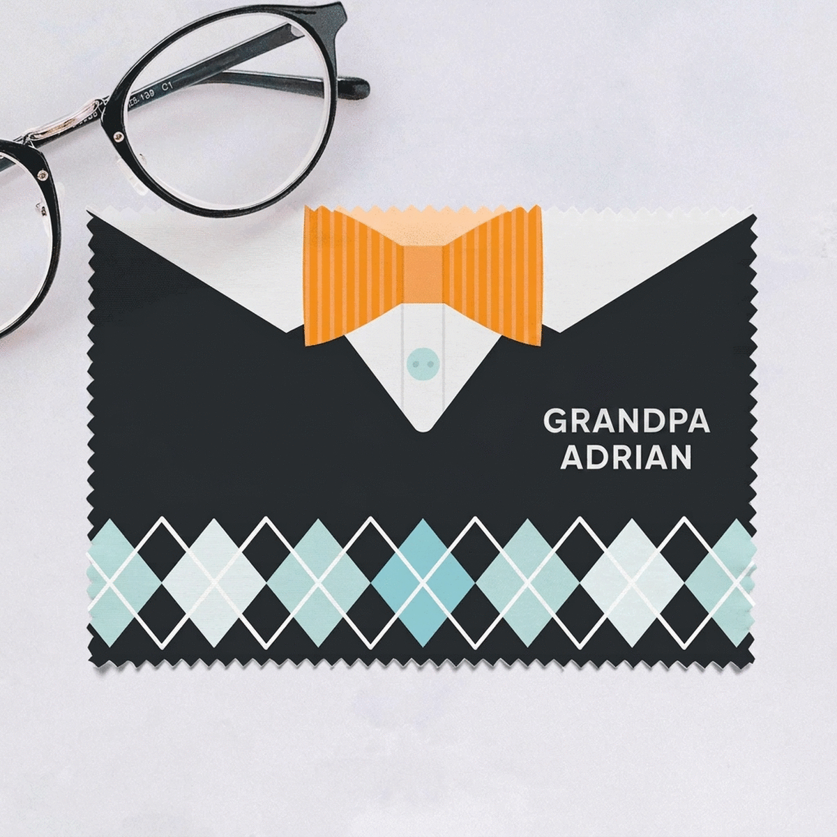 Paño personalizado para limpiar pantallas y gafas - Bunic