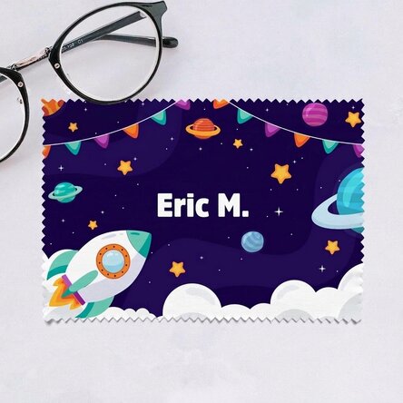 Paño personalizado para limpiar pantallas y gafas - Cosmos