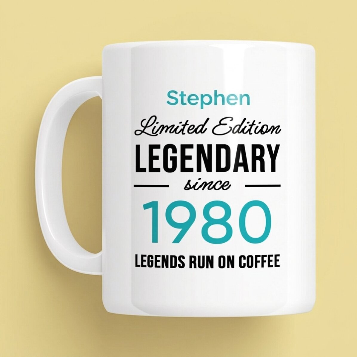 Taza personalizada con texto - Legendary