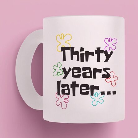 Personalised mug with text - Years later...