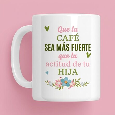 Taza personalizada con mensaje - Café