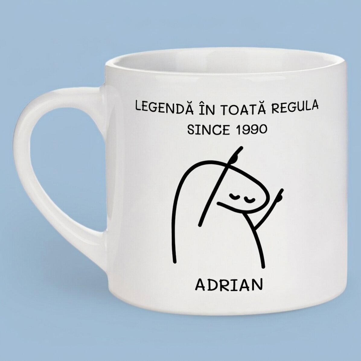 Taza de espresso personalizada con texto - Legend