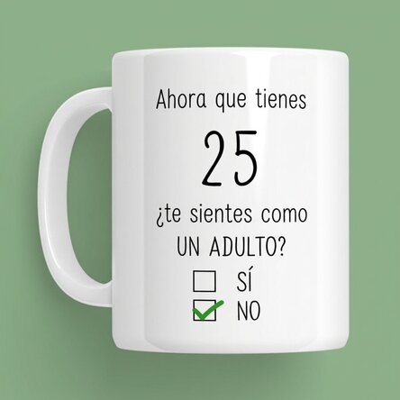 Taza personalizada con mensaje - Cumpleaños