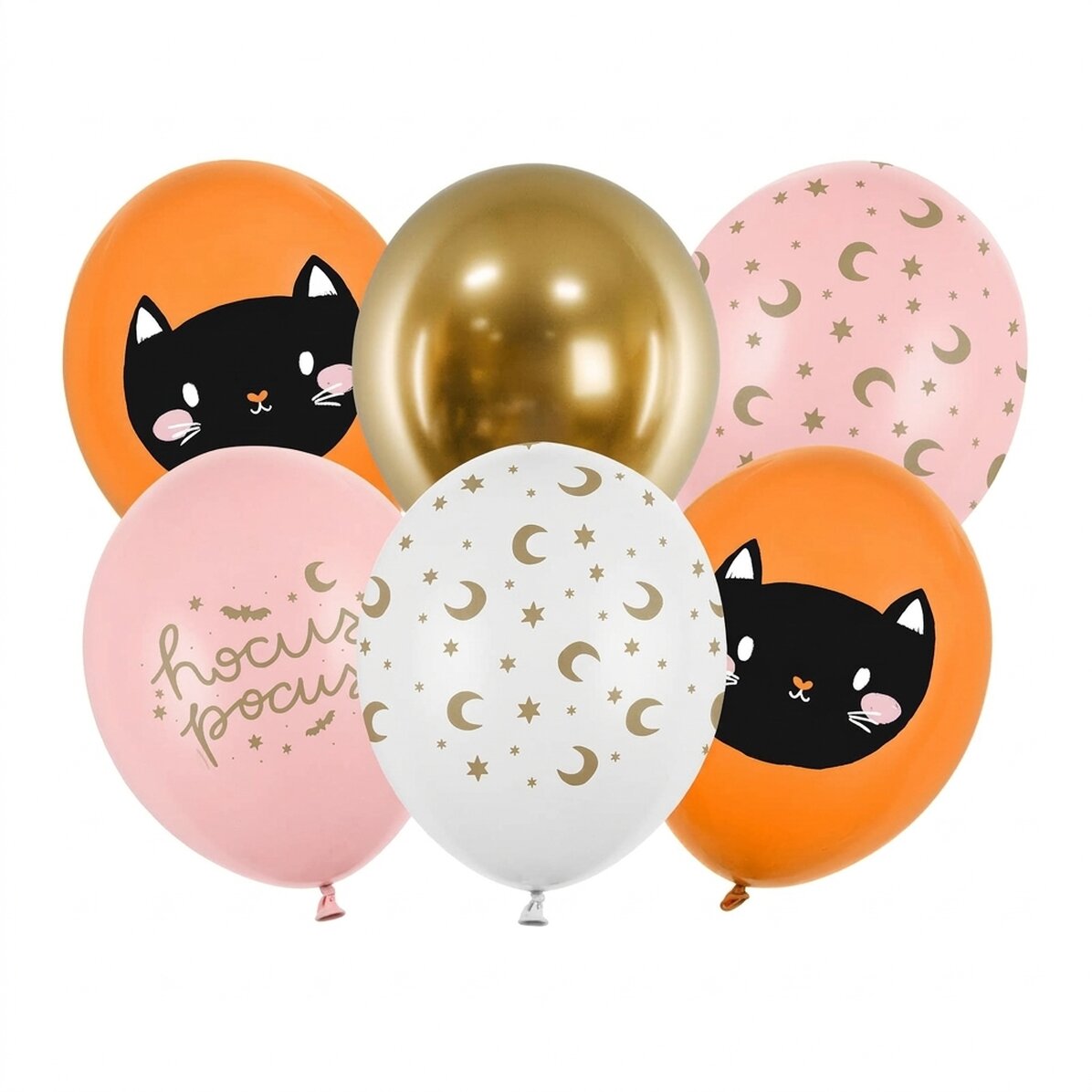 Lote de 6 globos de Halloween - Hocus Pocus