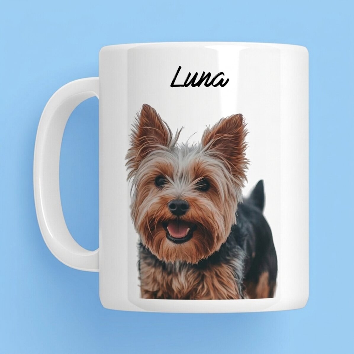 Taza personalizada con la foto y el nombre de tu mascota