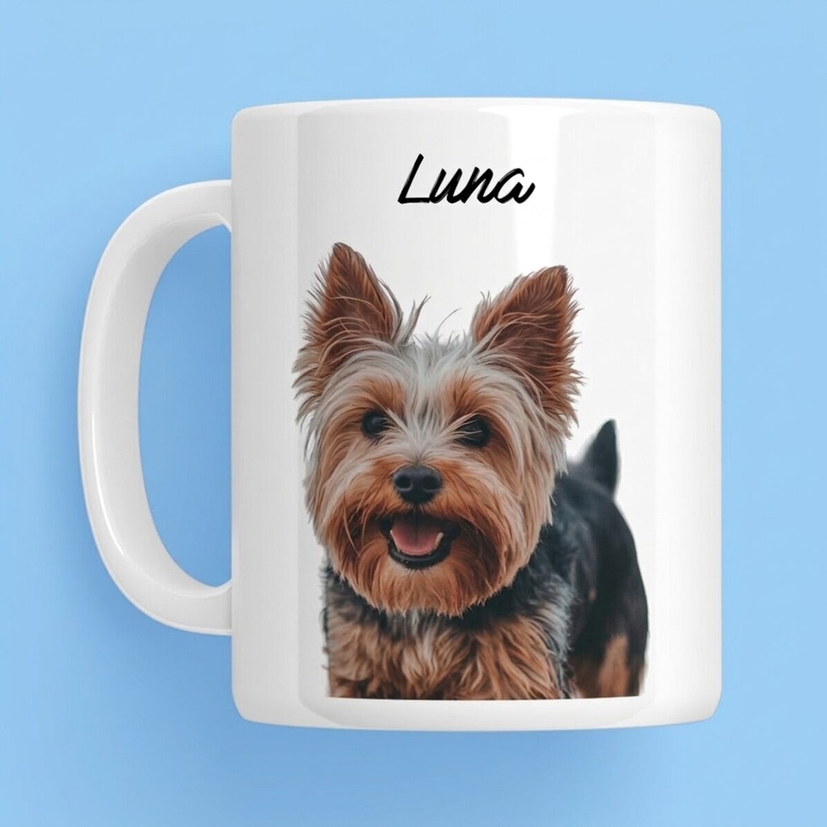 Taza personalizada con la foto y el nombre de tu mascota