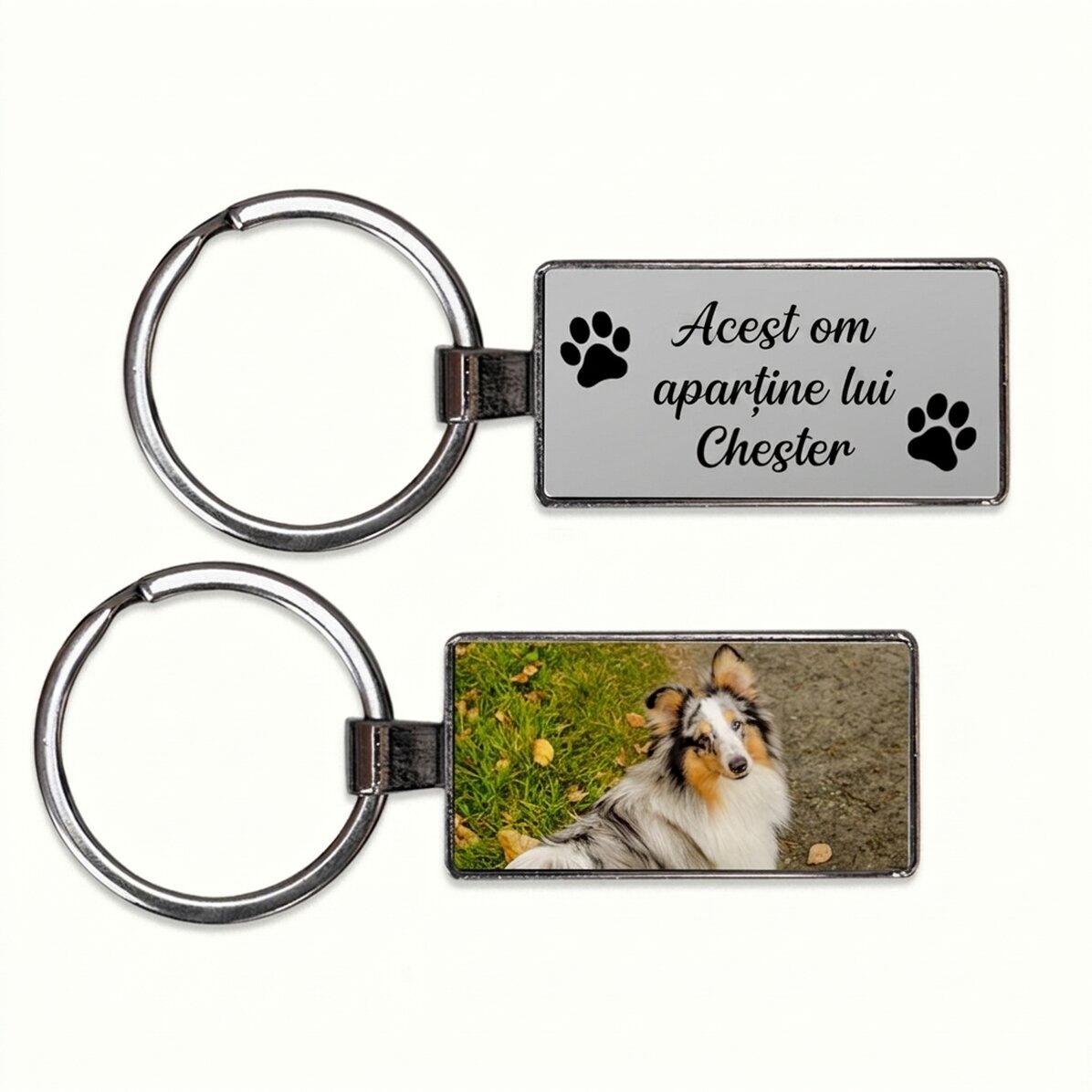 Llavero personalizado con foto y texto - Animales