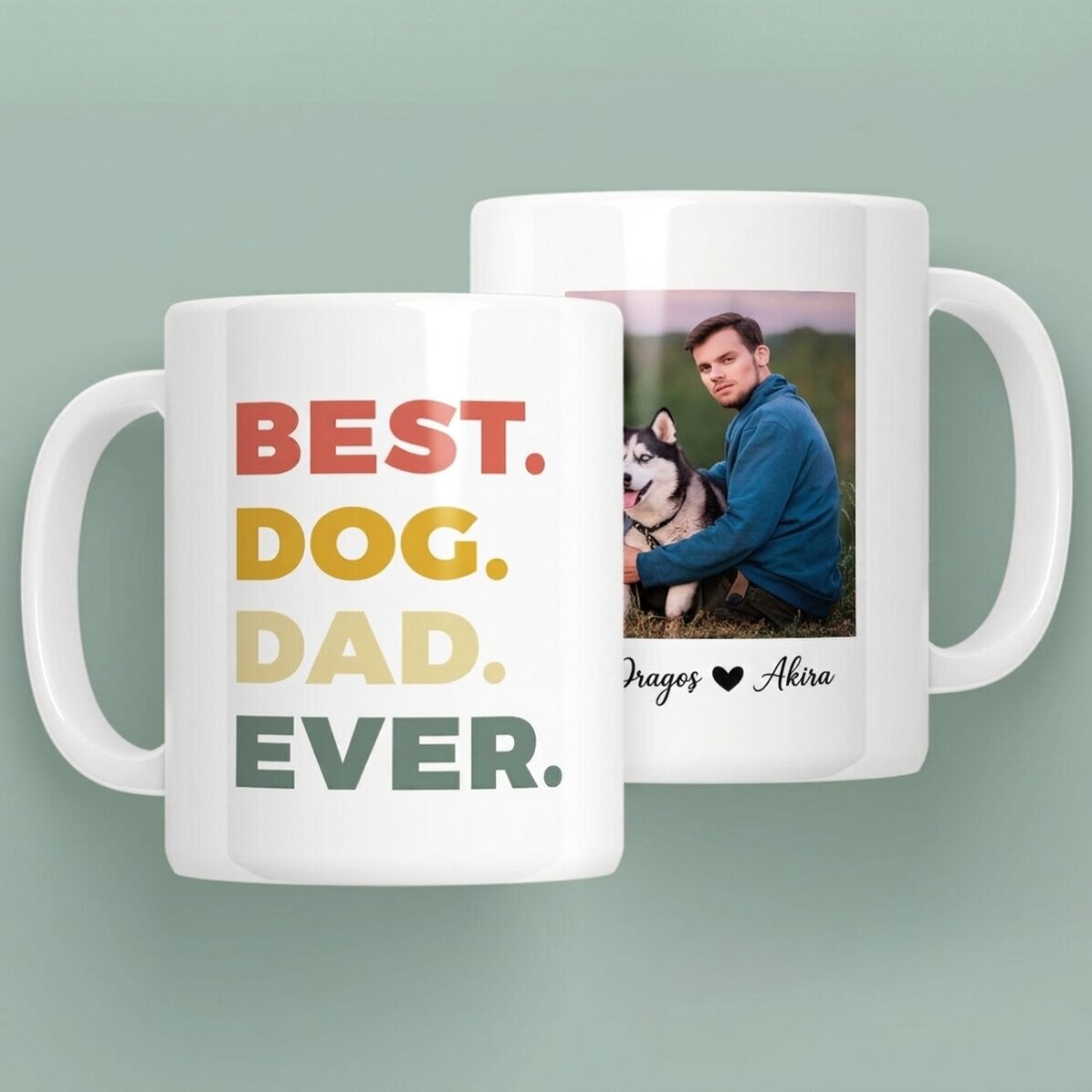 Taza personalizada con foto y texto - Best