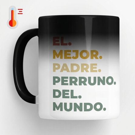 Taza termosensible personalizada con foto y texto - Best