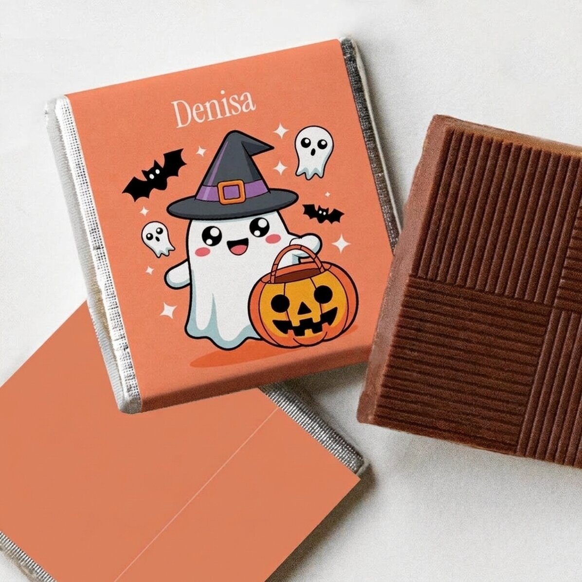 Mini bombón personalizado con nombre - Halloween