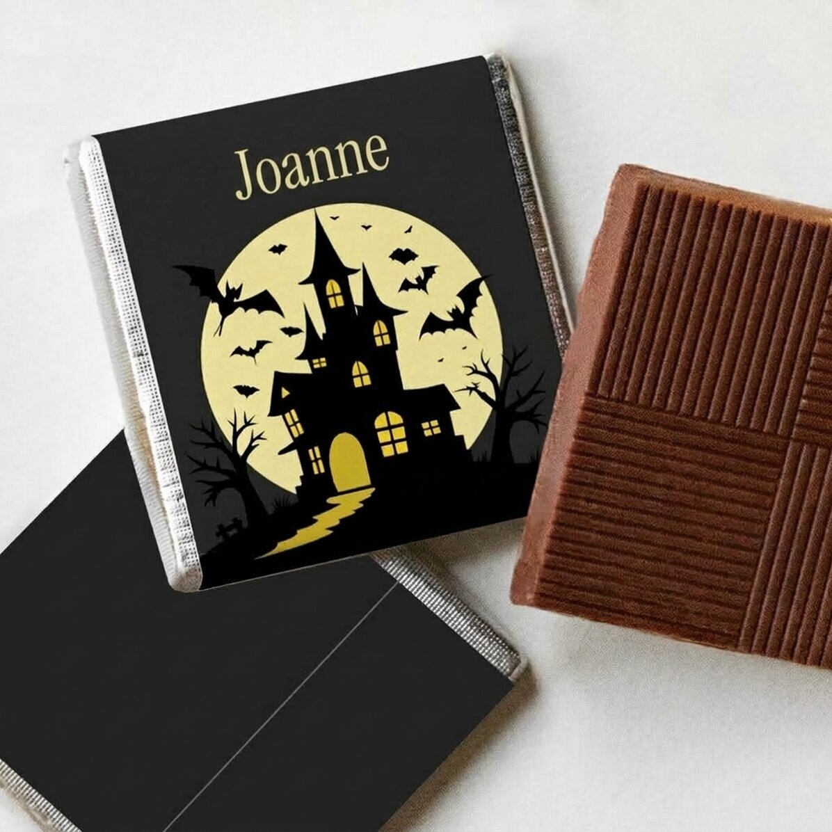 Mini bombón personalizado con texto - Halloween