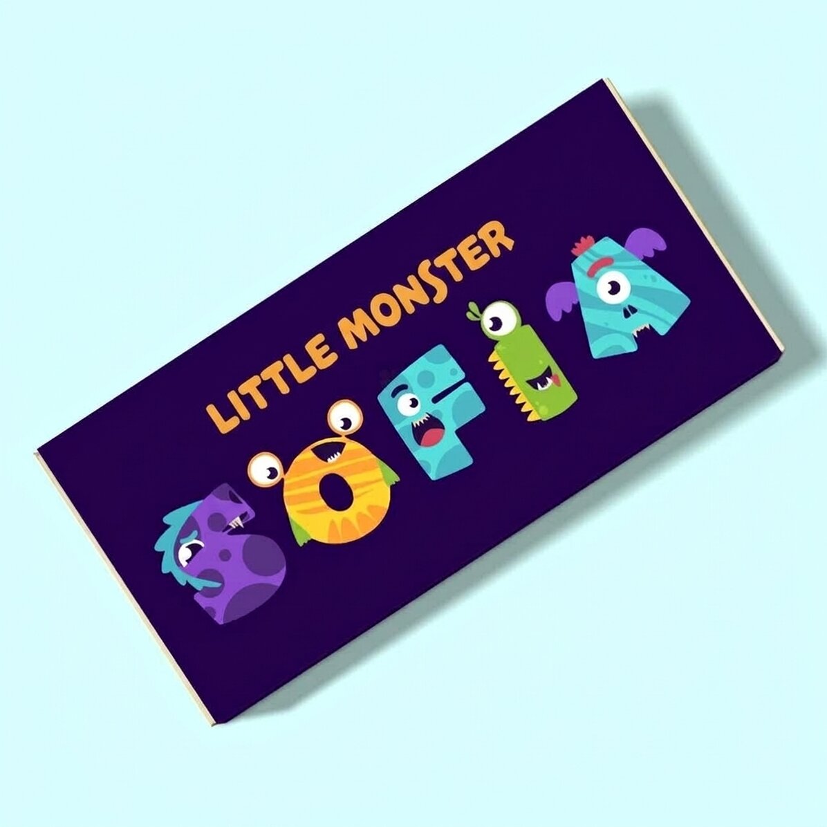 Chocolate personalizado con mensaje - Monstrulet