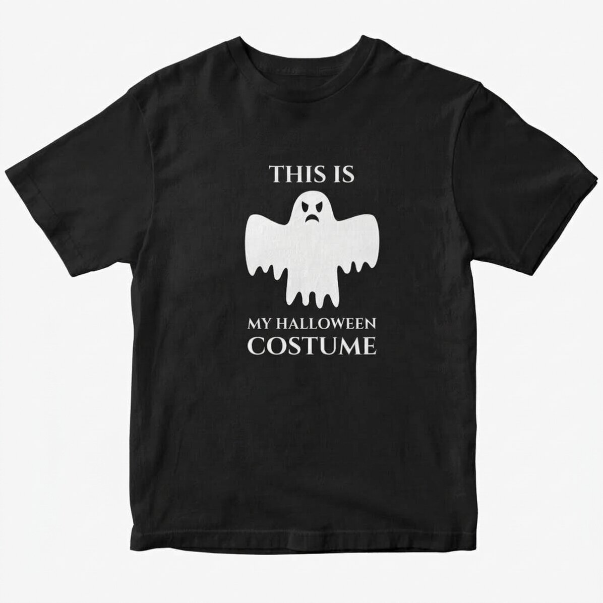 Camiseta de algodón personalizada con texto - Halloween