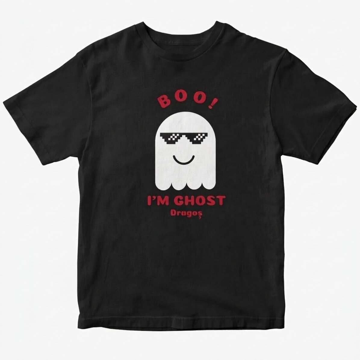 Camiseta de algodón personalizada con mensaje - Fantoma