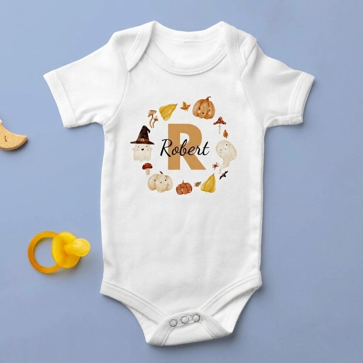 Body para niños personalizado con texto - Halloween adorable