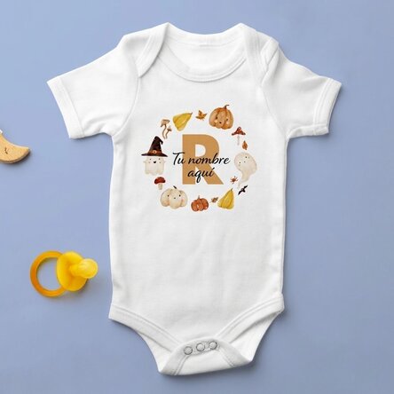 Body para niños personalizado con texto - Halloween adorable