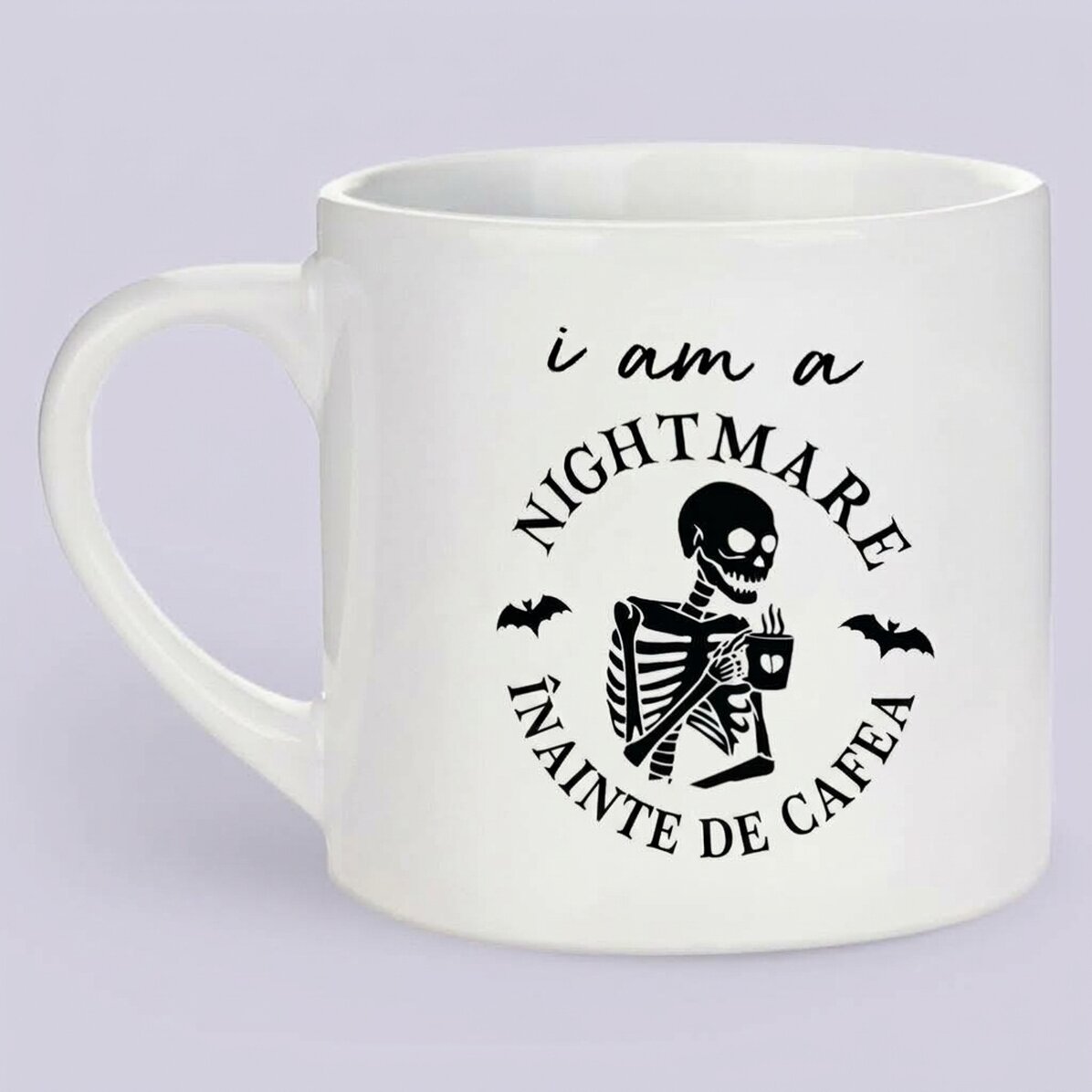 Taza de espresso personalizada con mensaje - Nightmare