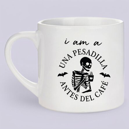 Taza de espresso personalizada con mensaje - Nightmare