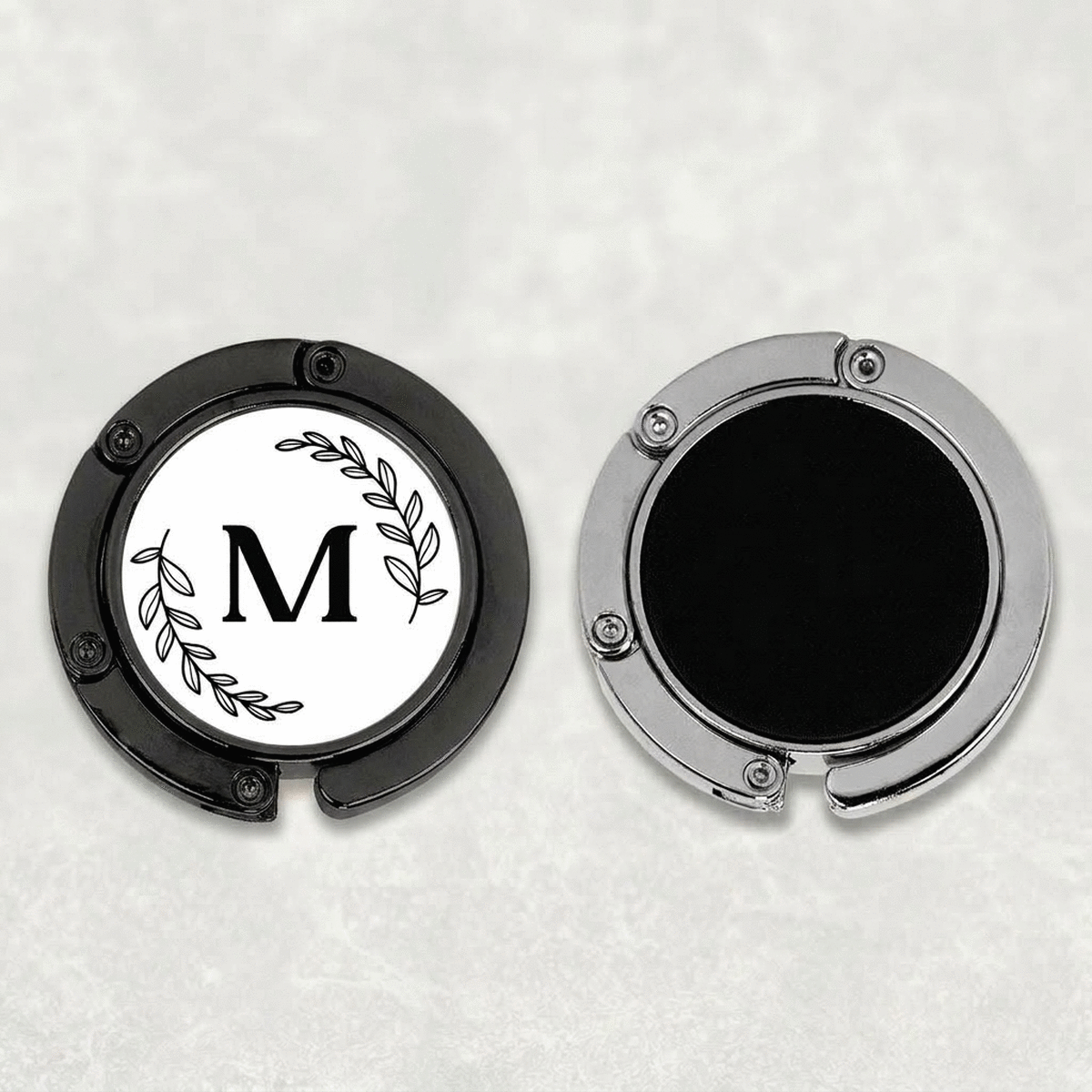 Soporte para bolso de mesa personalizado con una inicial