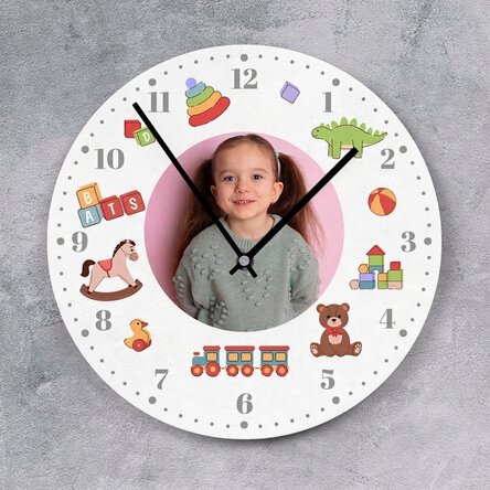 Reloj personalizado con una foto - La hora del juego