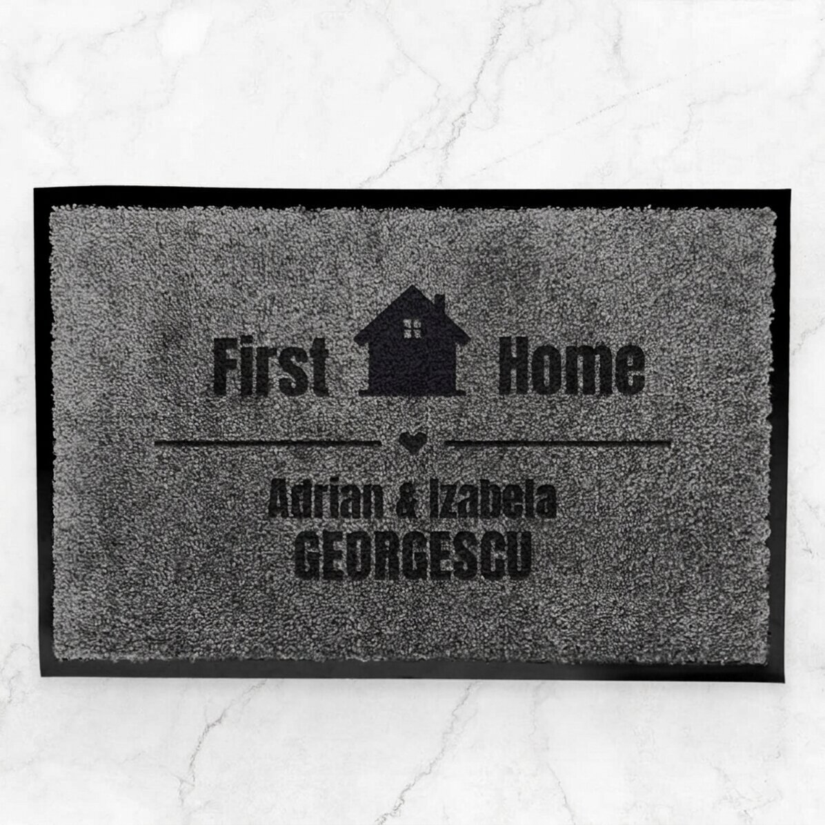 Alfombra de entrada para interior personalizada con mensaje - Inicio