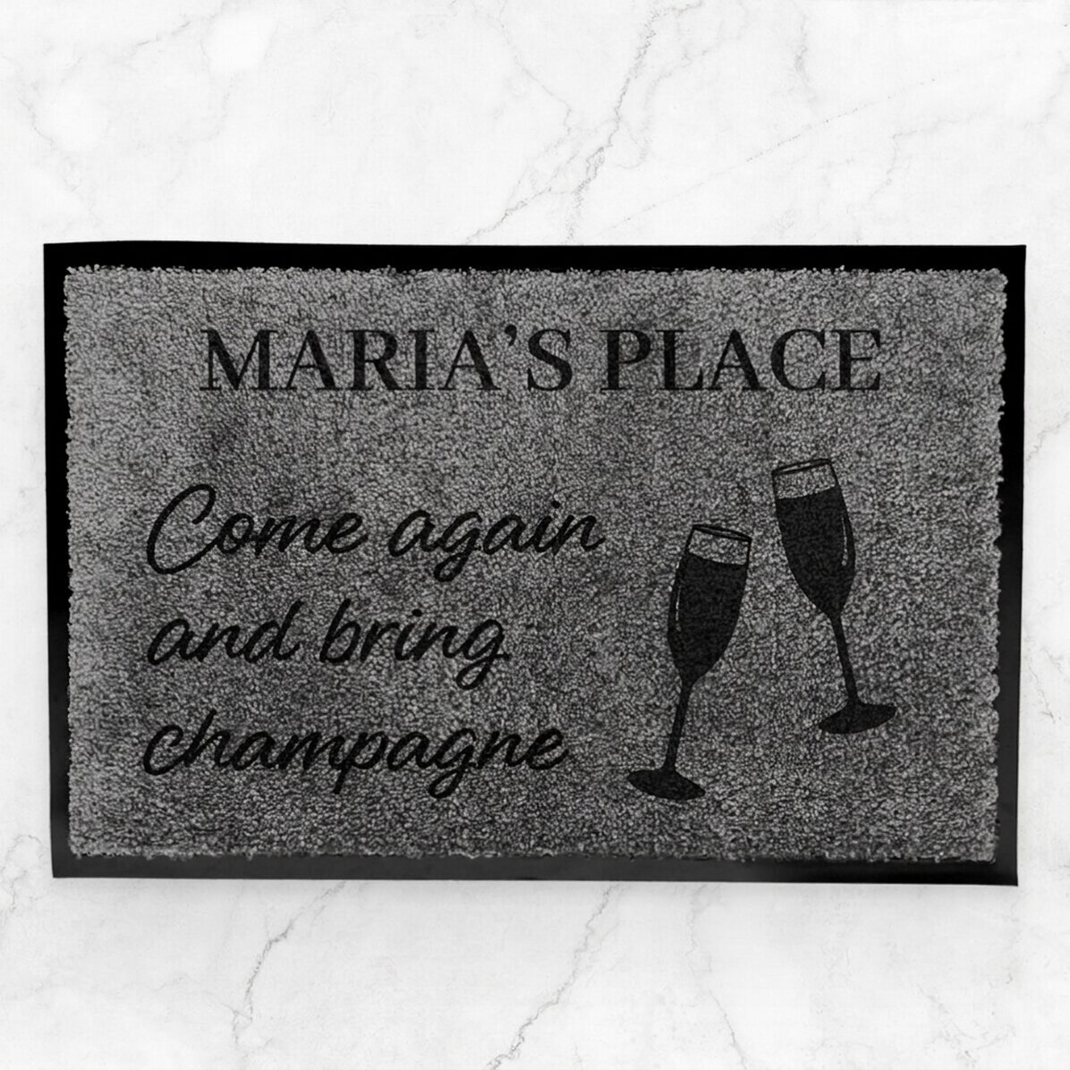 Felpa de entrada para interiores personalizada - Bring champagne