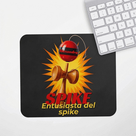 Alfombrilla de ratón personalizada con texto - Spike Enthusiast