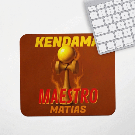 Alfombrilla de ratón personalizada con texto - Kendama Master