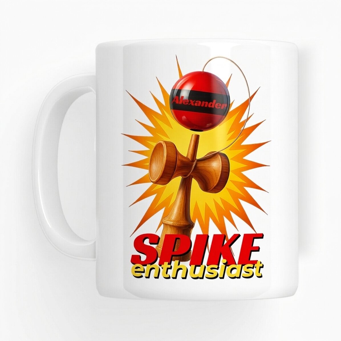 Taza personalizada con texto - Spike Enthusiast