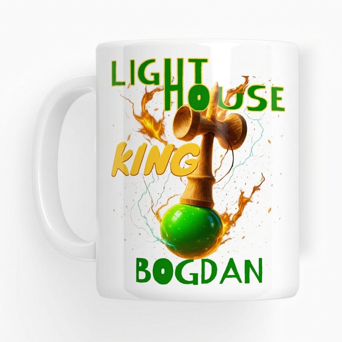 Taza personalizada con texto - Lighthouse King