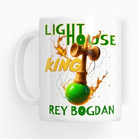 Taza personalizada con texto - Lighthouse King