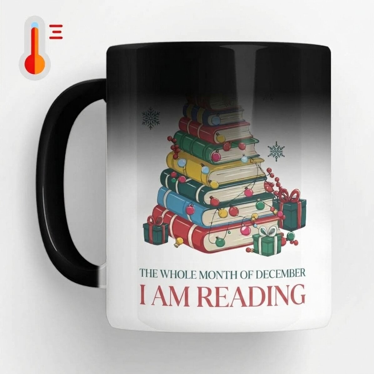 Taza termosensible personalizada con nombre y mensaje - Navidad