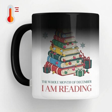 Taza termosensible personalizada con nombre y mensaje - Navidad