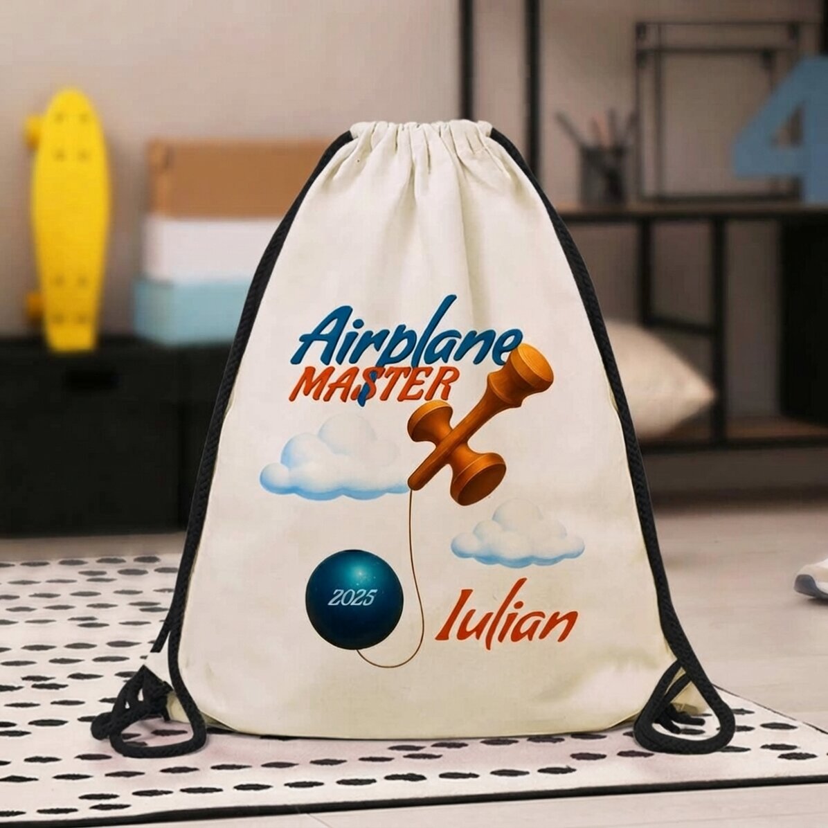 Mochila personalizada con nombre - Airplane Master