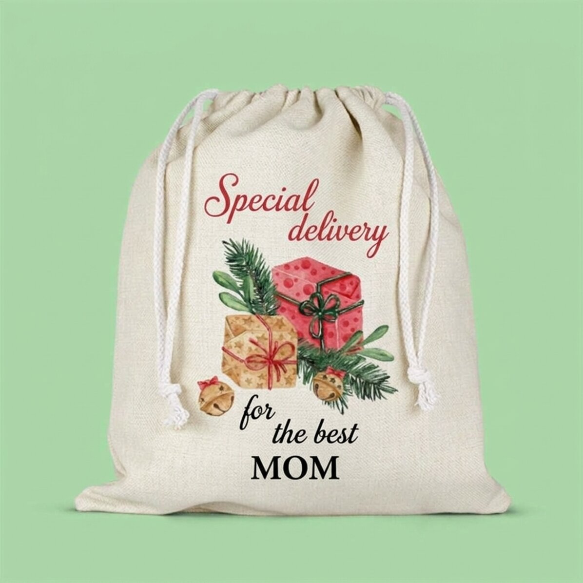 Bolsita mediana para regalos personalizada con texto - Entrega especial