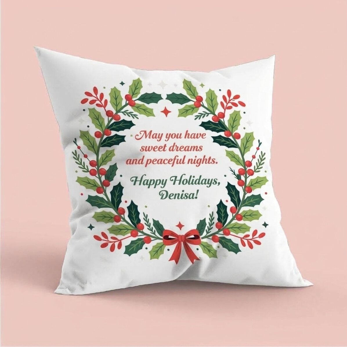 Almohada personalizada con mensaje - Dulces sueños
