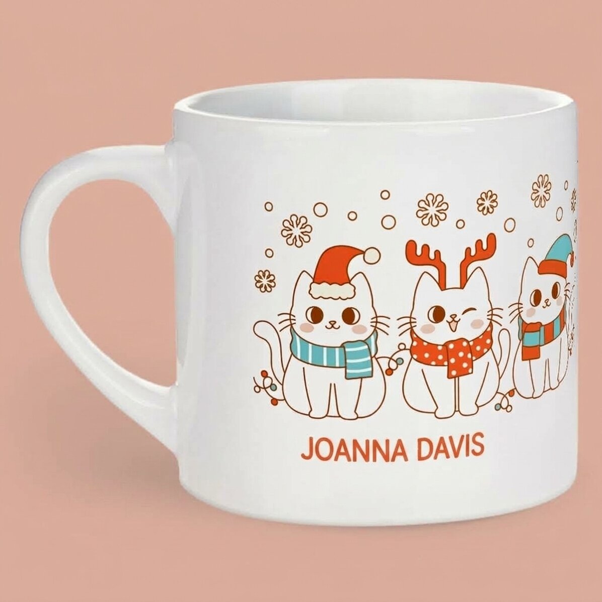Taza personalizada para niños con mensaje - Navidad