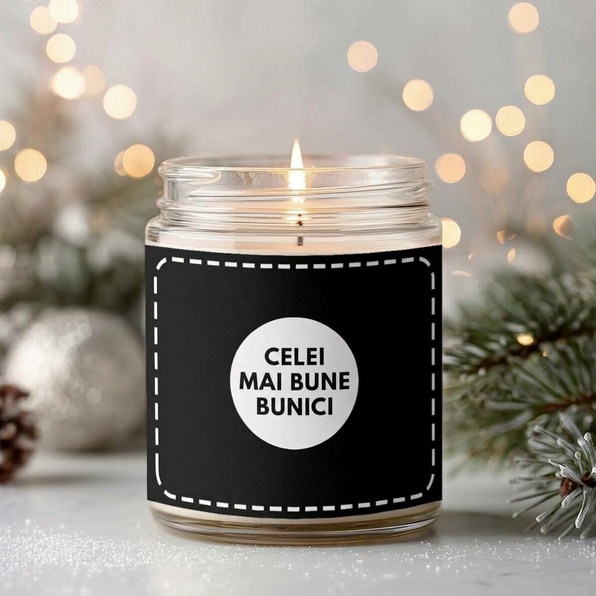 Vela grande perfumada personalizada con tu diseño