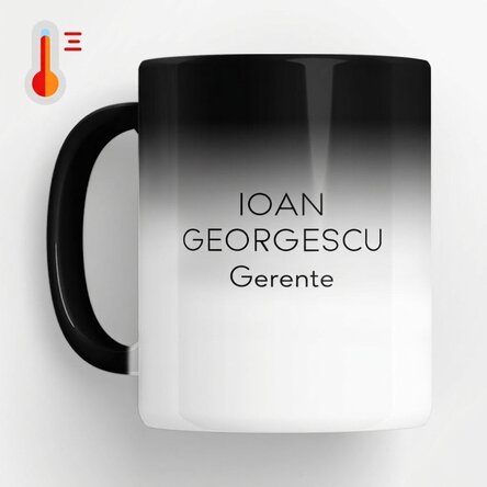 Taza termosensible personalizada con mensaje - Millonario