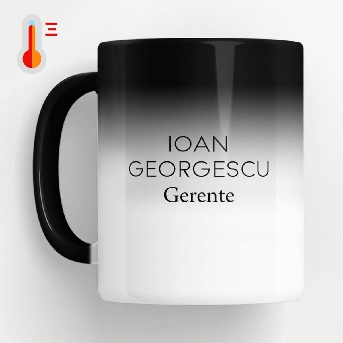 Taza termosensible personalizada con mensaje - Millonario