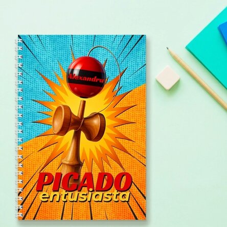 Cuaderno personalizado con texto - Spike Enthusiast